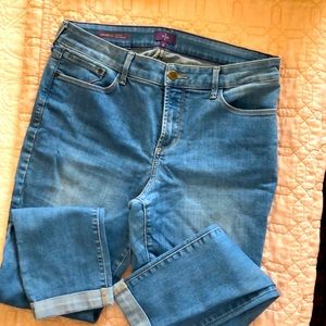 NYDJ Annabelle skinny boyfriend jeans. Size 12.